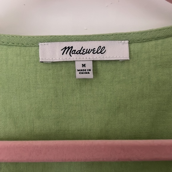 NWOT Madewell Sophia Deep-V Mini Dress (new without tags) - Picture 11 of 13